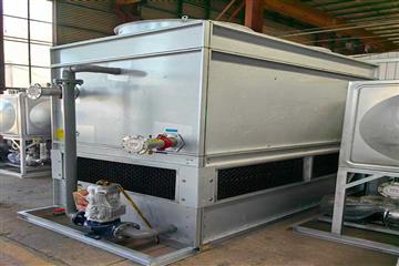 四川眉山成品闭式冷却塔堆放车间